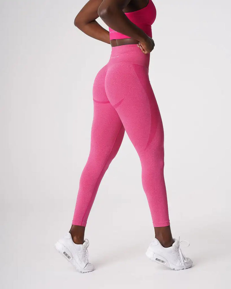 Leggings sem Costura em Spandex com Textura Espacia