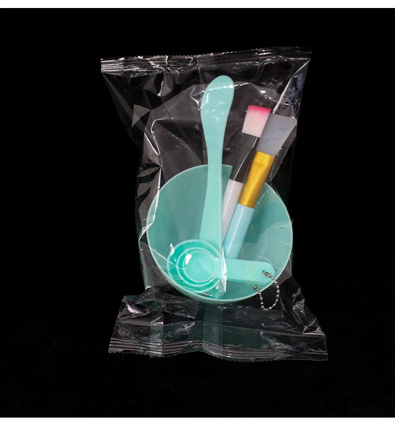 Conjunto Premium de Escova Facial e Utensílios para Máscara