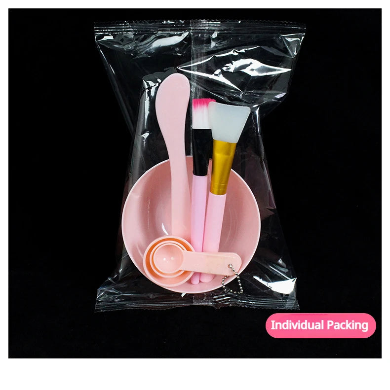 Conjunto Premium de Escova Facial e Utensílios para Máscara