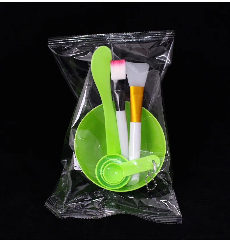 Conjunto Premium de Escova Facial e Utensílios para Máscara