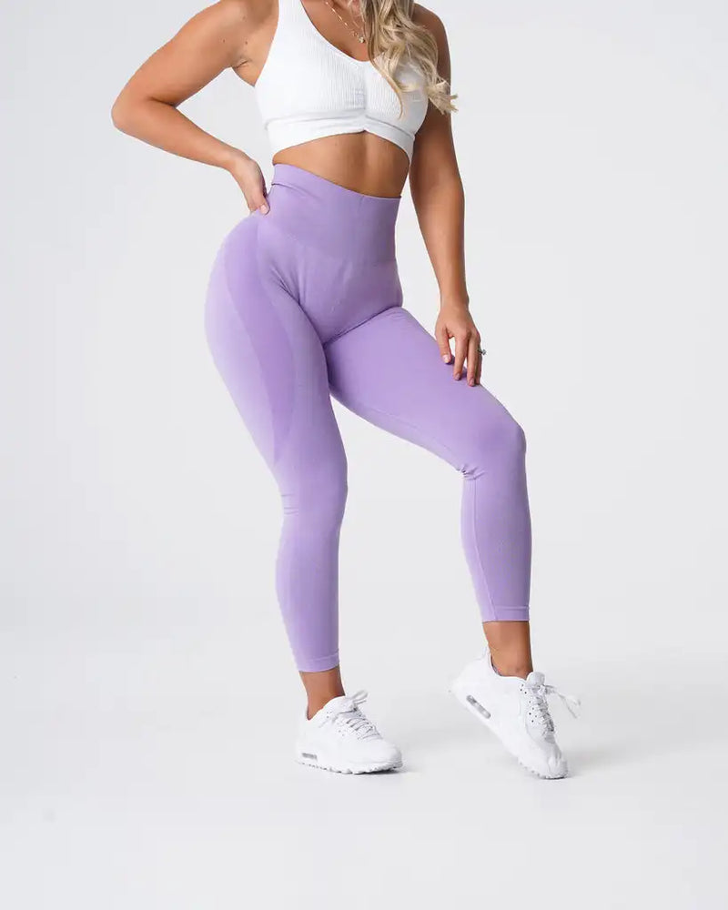 Leggings sem Costura em Spandex com Textura Espacia