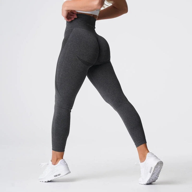 Leggings sem Costura em Spandex com Textura Espacia